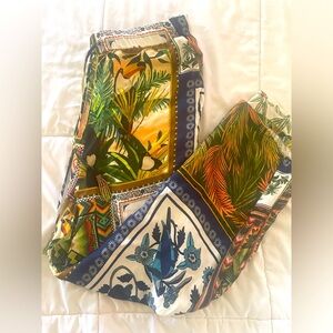 FARM Rio Multicolor Tropical Print Pants